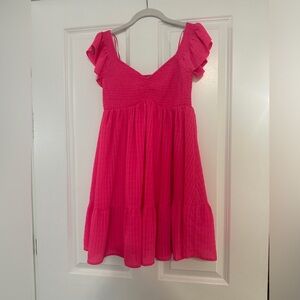 Bright Pink mini dress